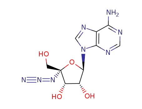 Molecular Structure of 478182-33-1 (4'-C-Azidoadenosine)