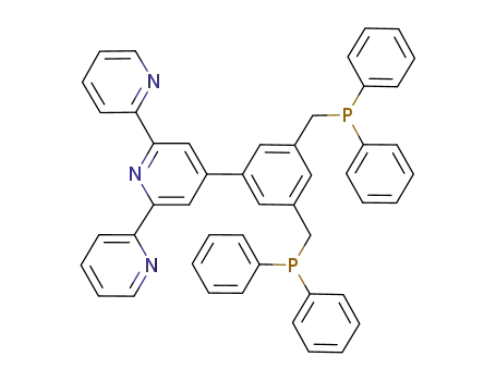 4'-[C<sub>6</sub>H<sub>3</sub>(CH<sub>2</sub>PPh<sub>2</sub>)2-3,5]-2,2':6',2''-terpyridine