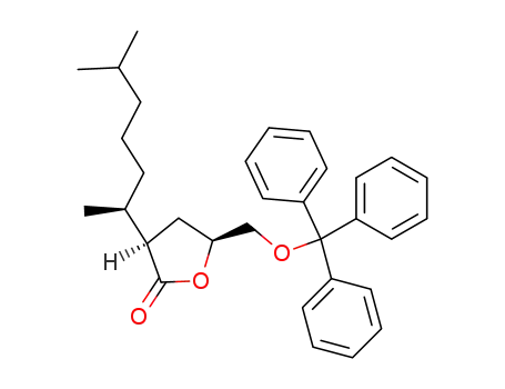 (3R,5S)-3-((S)-1,5-Dimethyl-hexyl)-5-trityloxymethyl-dihydro-furan-2-one