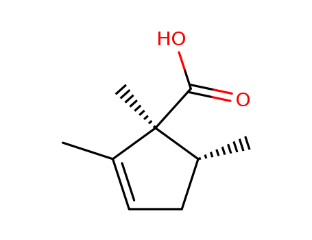 2-CYCLOPENTENE-1-CARBOXYLIC ACID,1,2,5-TRIMETHYL-,TRANS-