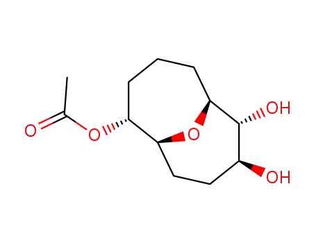Acetic acid (1S,2R,6S,7R,8S)-7,8-dihydroxy-11-oxa-bicyclo[4.4.1]undec-2-yl ester