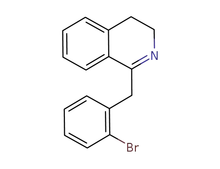Molecular Structure of 839673-86-8 (Isoquinoline, 1-[(2-bromophenyl)methyl]-3,4-dihydro-)