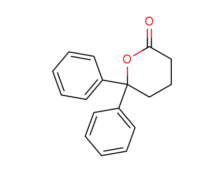 Molecular Structure of 115407-73-3 (δ,δ-Diphenyl-δ-valerolacton)