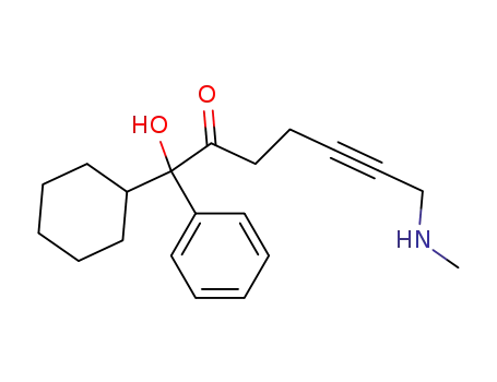 1-cyclohexyl-1-phenyl-1-hydroxy-7-methylaminohept-5-yn-2-one