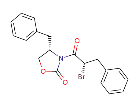(S)-4-Benzyl-3-((S)-2-bromo-3-phenyl-propionyl)-oxazolidin-2-one