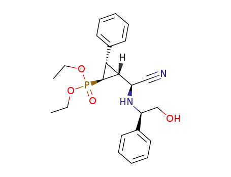 (2S,1'R,2'S,3'S)-N-[(R)-α-phenylglycinyl]-2-[2'-diethylphosphono-3'-phenylcyclopropyl]glycinonitrile
