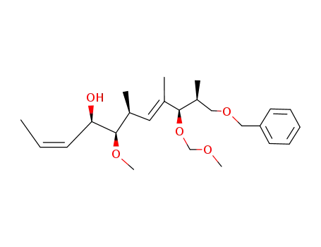(2Z,7E)-(4R,5R,6S,9R,10S)-11-Benzyloxy-5-methoxy-9-methoxymethoxy-6,8,10-trimethyl-undeca-2,7-dien-4-ol