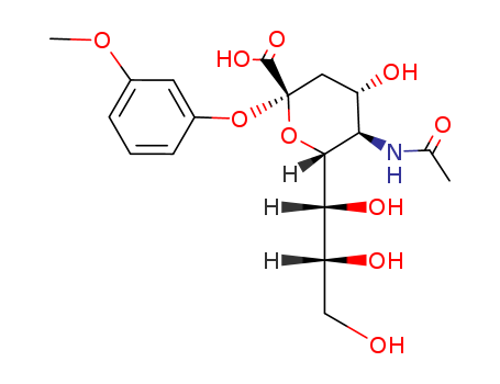 a-Neuraminic acid,N-acetyl-2-O-(3-methoxyphenyl)-