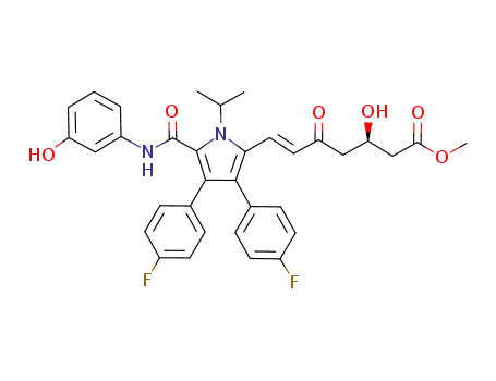 C<sub>34</sub>H<sub>32</sub>F<sub>2</sub>N<sub>2</sub>O<sub>6</sub>