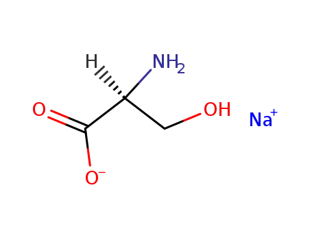 Molecular Structure of 80687-48-5 (L-Serine, sodium salt)
