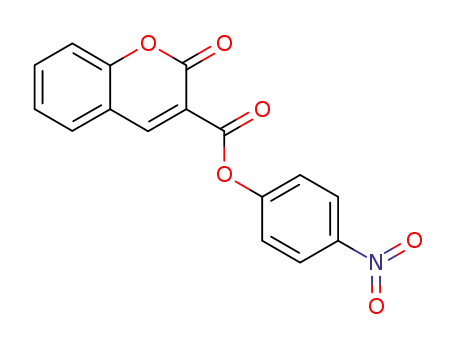 2-oxo-2<i>H</i>-chromene-3-carboxylic acid-(4-nitro-phenyl ester)