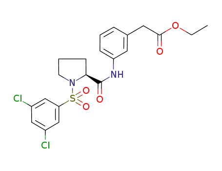 C<sub>21</sub>H<sub>22</sub>Cl<sub>2</sub>N<sub>2</sub>O<sub>5</sub>S