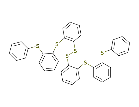Molecular Structure of 58485-11-3 (bis(2-[2-(phenylsulfanyl)phenylsulfanyl]phenyl) disulfide)