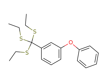 1-Phenoxy-3-(tris-ethylsulfanyl-methyl)-benzene