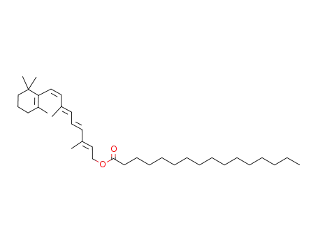Hexadecanoic acid (2E,4E,6E,8Z)-3,7-dimethyl-9-(2,6,6-trimethyl-cyclohex-1-enyl)-nona-2,4,6,8-tetraenyl ester