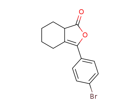 (+/-)-2-((<i>Z</i>)-4-bromo-α-hydroxy-benzylidene)-cyclohexanecarboxylic acid-lactone