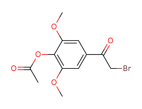 4-(2-Bromoacetyl)-2,6-dimethoxyphenyl acetate