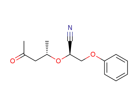 (S)-2-((S)-1-Methyl-3-oxo-butoxy)-3-phenoxy-propionitrile