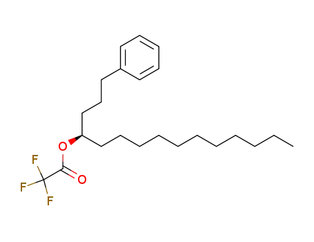 Acetic acid, trifluoro-, 1-(3-phenylpropyl)dodecyl ester, (R)-