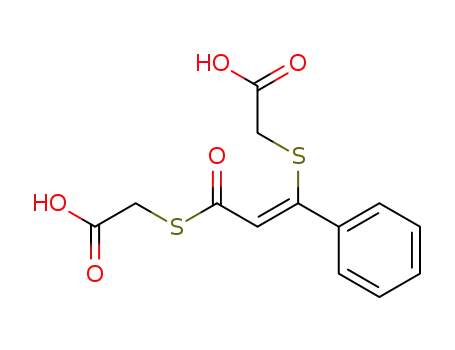 (β-carboxymethylsulfanyl-cinnamoylmercapto)-acetic acid