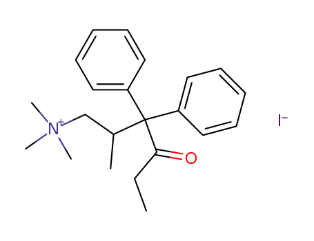 trimethyl-(2-methyl-4-oxo-3,3-diphenyl-hexyl)-ammonium; iodide