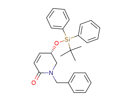 1-Benzyl-5S-t-butyldiphenylsiloxy-3,4-dehydro-2-piperidon