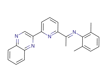 (E)-2,6-dimethyl-N-(1-(6-(quinoxalin-2-yl)pyridin-2-yl)ethylidene)benzeneamine