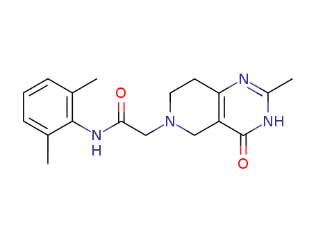 N-(2,6-Dimethyl-phenyl)-2-(2-methyl-4-oxo-3,5,7,8-tetrahydro-4H-pyrido[4,3-d]pyrimidin-6-yl)-acetamide