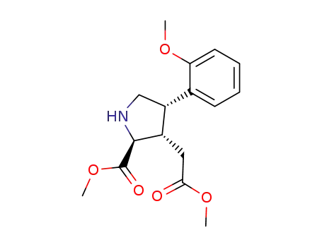 (2S,3S,4S)-3-Methoxycarbonylmethyl-4-(2-methoxy-phenyl)-pyrrolidine-2-carboxylic acid methyl ester