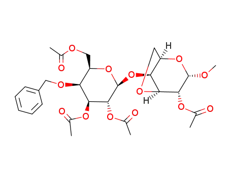 methyl 2-O-acetyl-3,6-anhydro-4-O-(2,3,6-tri-O-acetyl-4-O-benzyl-β-D-galactopyranosyl)-α-D-galactopyranoside