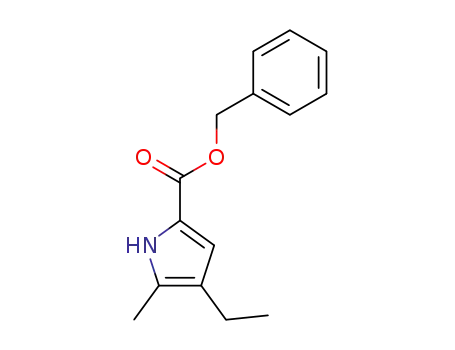 1H-Pyrrole-2-carboxylic acid, 4-ethyl-5-methyl-, phenylmethyl ester