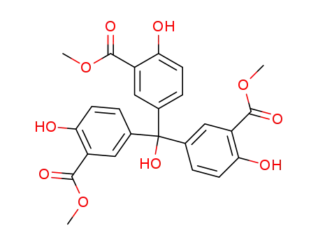 Benzoic acid,3,3',3''-(hydroxymethylidyne)tris[6-hydroxy-, trimethyl ester (9CI)