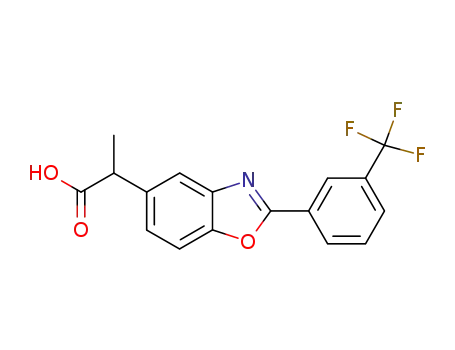 α-メチル-2-[3-(トリフルオロメチル)フェニル]-5-ベンゾオキサゾール酢酸