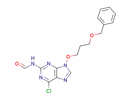 Formamide, N-[6-chloro-9-[3-(phenylmethoxy)propoxy]-9H-purin-2-yl]-