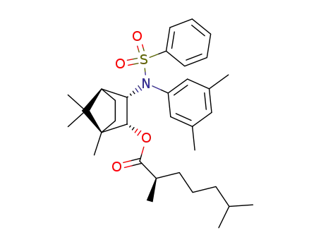(R)-2,6-Dimethyl-heptanoic acid (1R,2R,3S,4S)-3-[benzenesulfonyl-(3,5-dimethyl-phenyl)-amino]-1,7,7-trimethyl-bicyclo[2.2.1]hept-2-yl ester