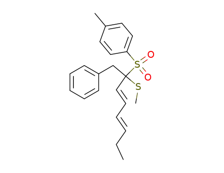 1-Methyl-4-((3E,5E)-2-methylsulfanyl-1-phenyl-octa-3,5-diene-2-sulfonyl)-benzene