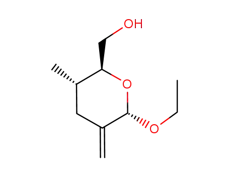 ethyl 2,3,4-trideoxy-4-C-methyl-2-C-methylene-α-D-erythro-hexopyranoside