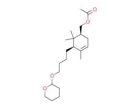 4-(5α-Acetoxymethyl-2,6,6-trimethyl-2-cyclohexen-1α-yl)butyl Tetrahydropyranyl Ether
