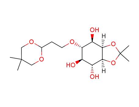 DL-6-O-<2-(5,5-dimethyl-1,3-dioxan-2-yl)ethyl>-2,3-O-isopropylidene-myo-inositol