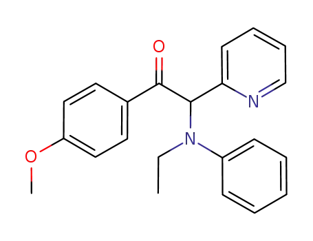 Ethanone, 2-(ethylphenylamino)-1-(4-methoxyphenyl)-2-(2-pyridinyl)-