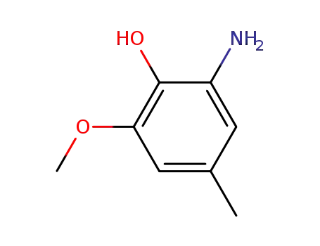 Molecular Structure of 862730-25-4 (Phenol,  2-amino-6-methoxy-4-methyl-)