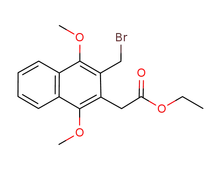 ethyl (3-bromomethyl-1,4-dimethoxynaphthalen-2-yl)acetate