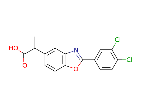 2-(3,4-Dichlorophenyl)-α-methyl-5-benzoxazoleacetic acid