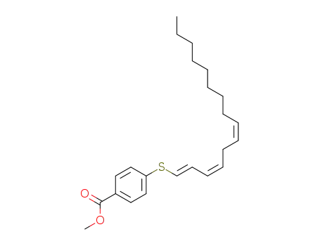 methyl (1E,3Z,6Z)-4-(1,3,6-pentadecatrienylthio)benzoate