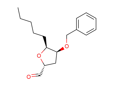 (2R,4S,5S)-tetrahydro-4-hydroxy-5-pentyl-2-furfuraldehyde (benzylate)