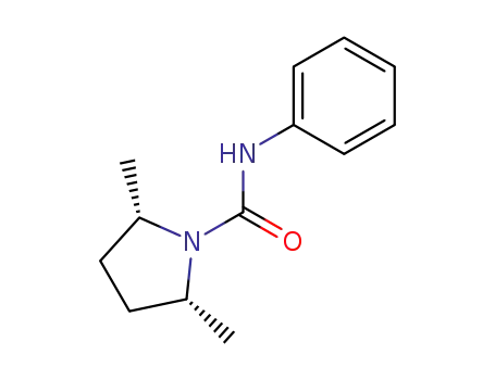Molecular Structure of 34484-77-0 (2,5-dimethyl-N-phenyl-pyrrolidine-1-carboxamide)