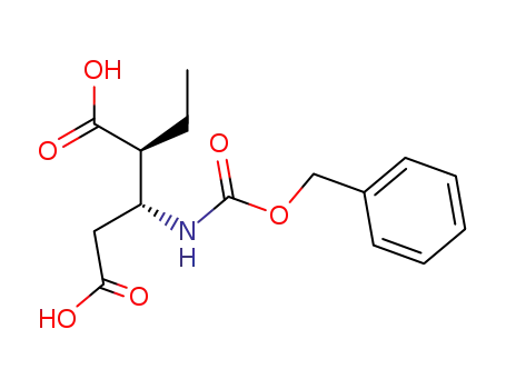 (2S,3R)-3-Benzyloxycarbonylamino-2-ethyl-pentanedioic acid