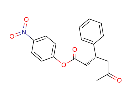 (3R)-p-nitrophenyl 5-oxo-3-phenylhexanoate