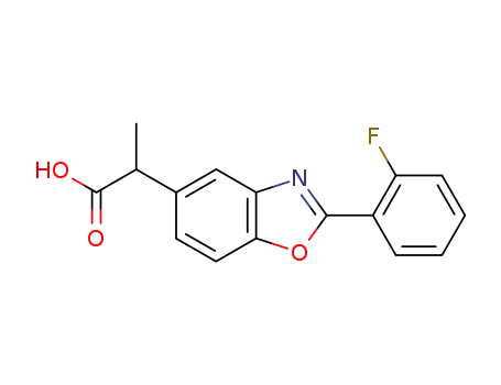 2-(2-Fluorophenyl)-alpha-methyl-5-benzoxazoleacetic acid