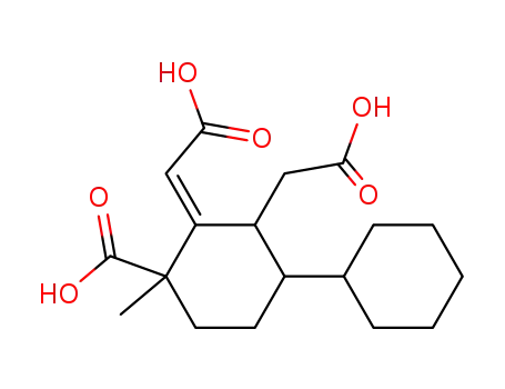 2-carboxymethyl-3-carboxymethylene-4-methyl-bicyclohexyl-4-carboxylic acid